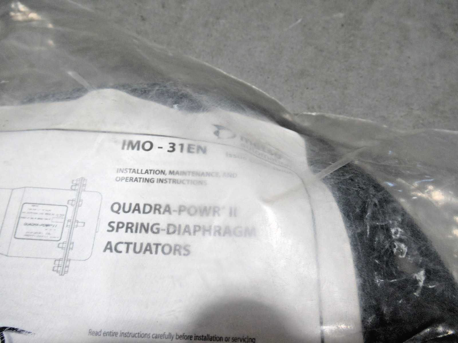 Metso Automation IMO-31EN Quadra-Power II Spring Diaphragm Actuator Kit *NEW*