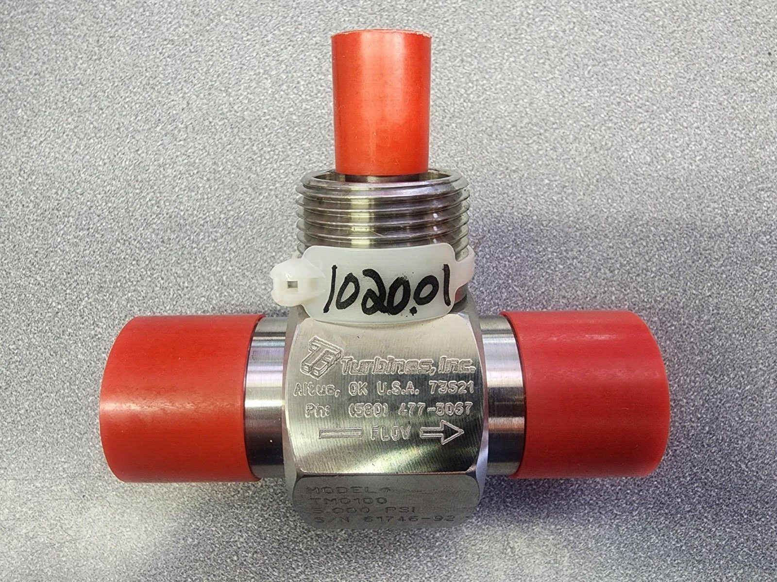 Turbines Inc USA 1″ NPT 5-50 GPM 316SS TM0100 Liquid Turbine Meter