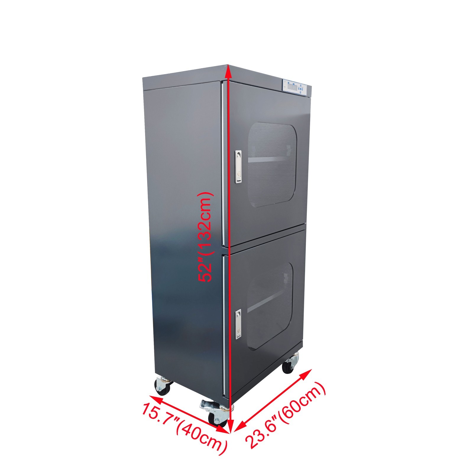 Electronic Dry Cabinet 10-20% RH Industrial Drying Cabinet with Wheels 110V/60HZ