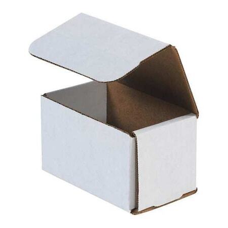 Zoro Select M533 Corrugated Mailers, 5″ X 3″ X 3″, White, 50/Bundle