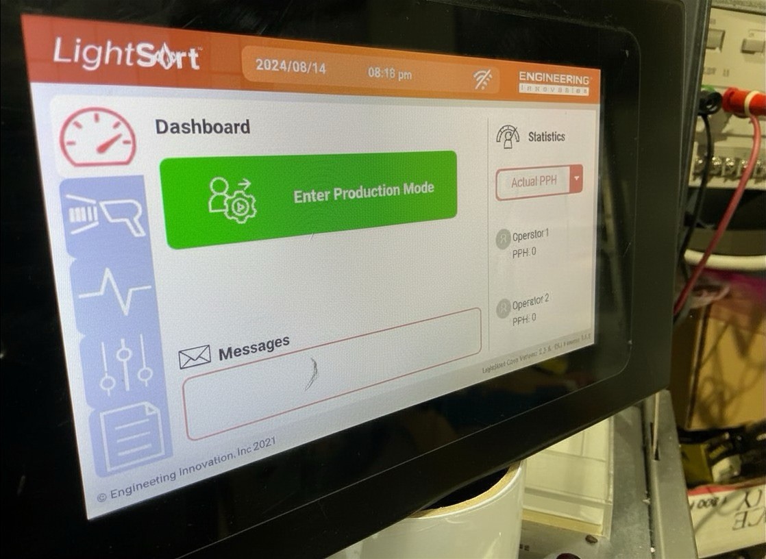 LightSort Industrial Touchscreen Controller Raspberry Pi Warehouse System-tested
