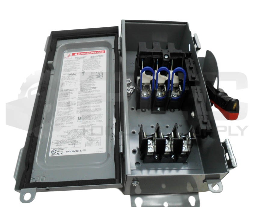 NEW SQUARE D H361AWK /F06 HEAVY DUTY SAFETY SWITCH 30A 600V 50/60HZ 48199 *READ*