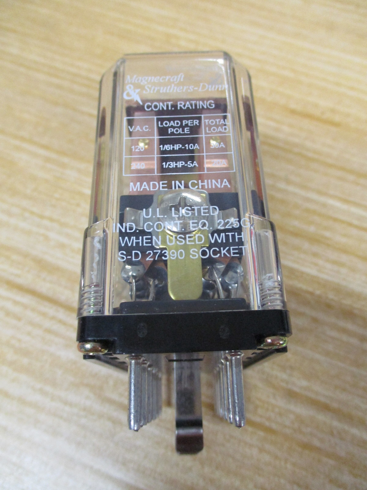 Struthers Dunn 219ABAP-24D Magnecraft Relay 219ABAP