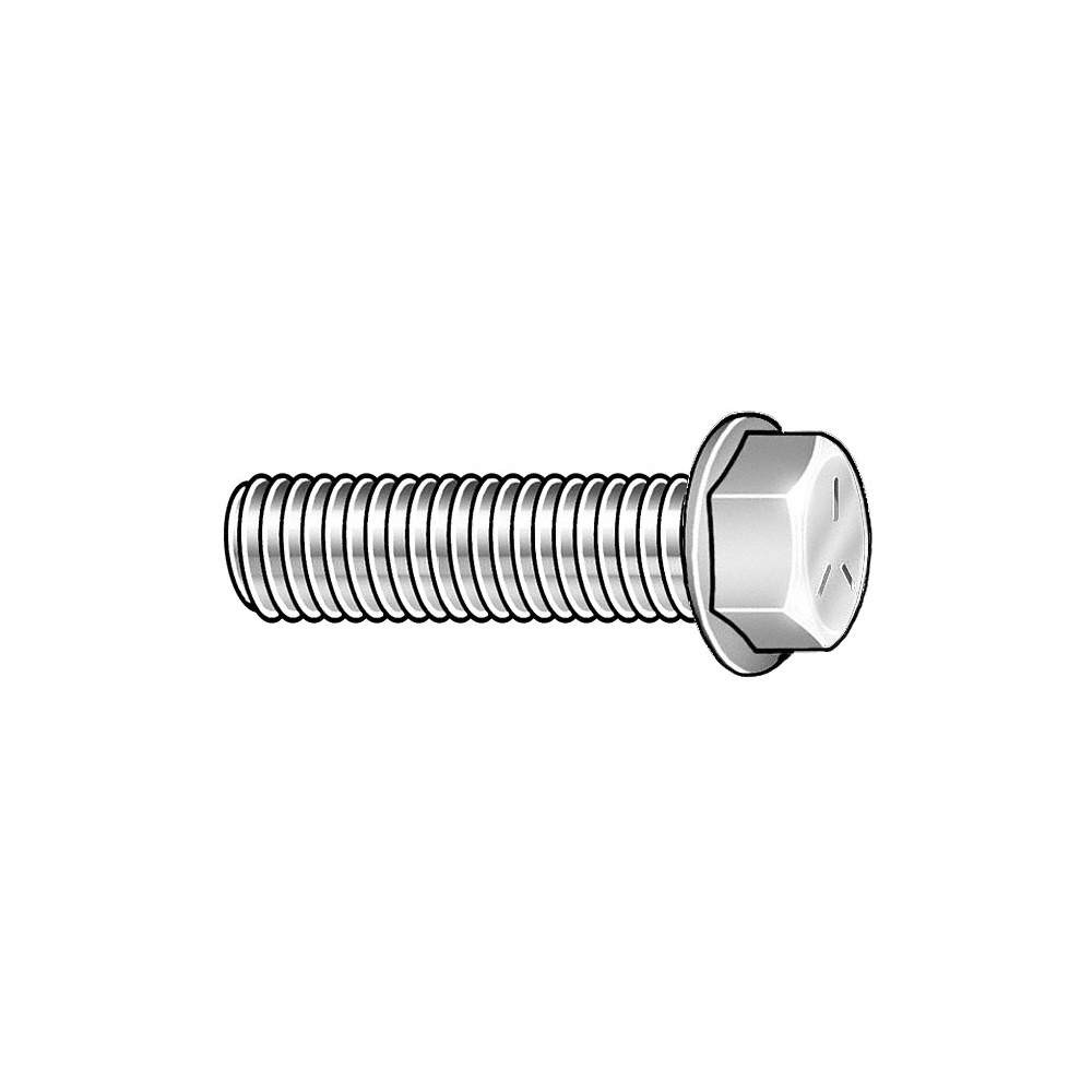 GRAINGER APPROVED 4RXF4 Flange Bolts,Fastener L 1 1/2 in,PK250 4RXF4