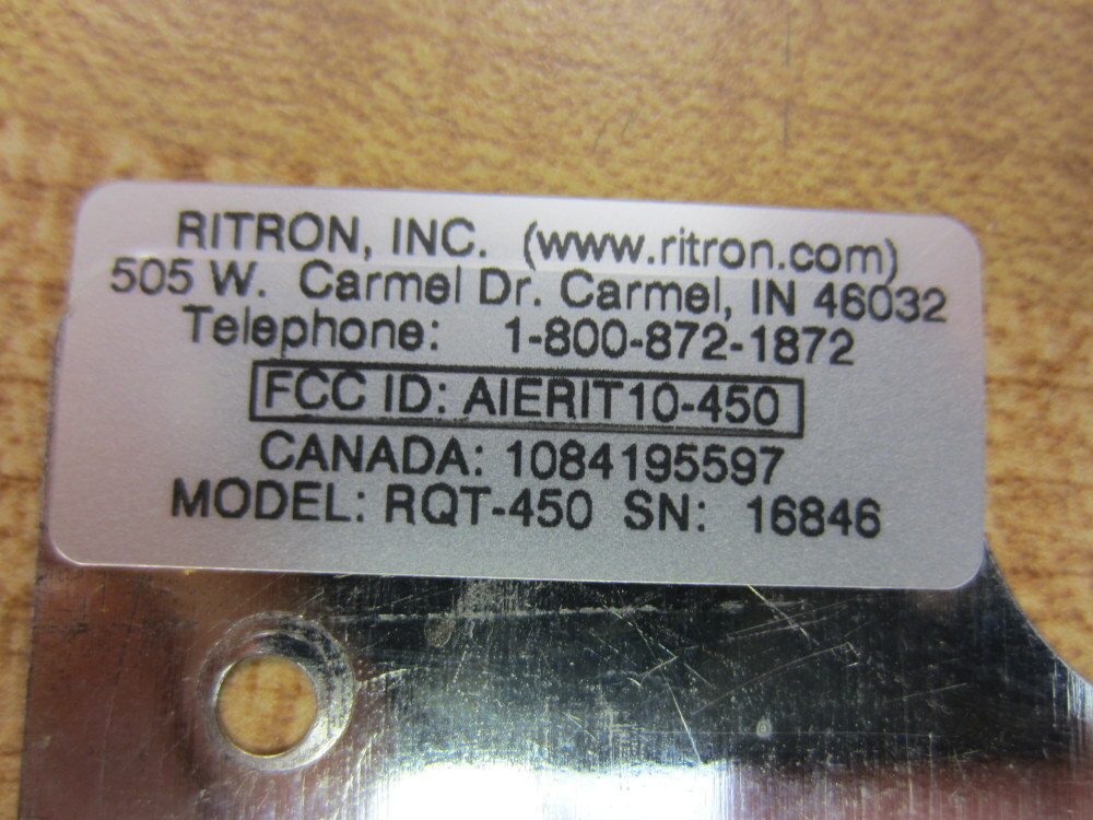 Ritron RQT-450 Circuit Board RQT450