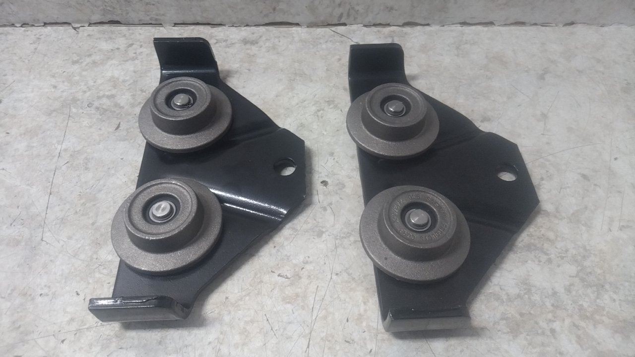 Saginaw Products Corporation 51861 3 to 8 In Beam Flange W 2000 Lb Push Trolley