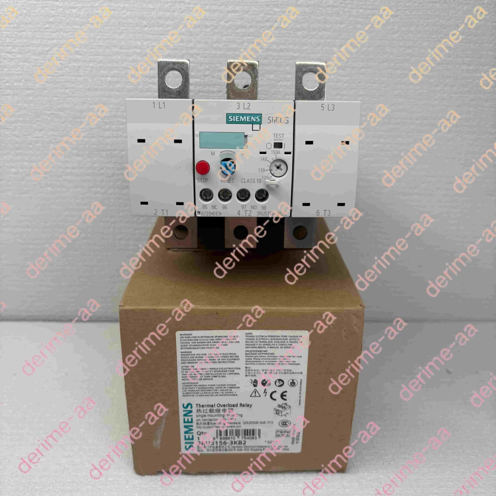 SIEMENS 3RU5156-3KB2 Thermal overload relay#1pcs new in box