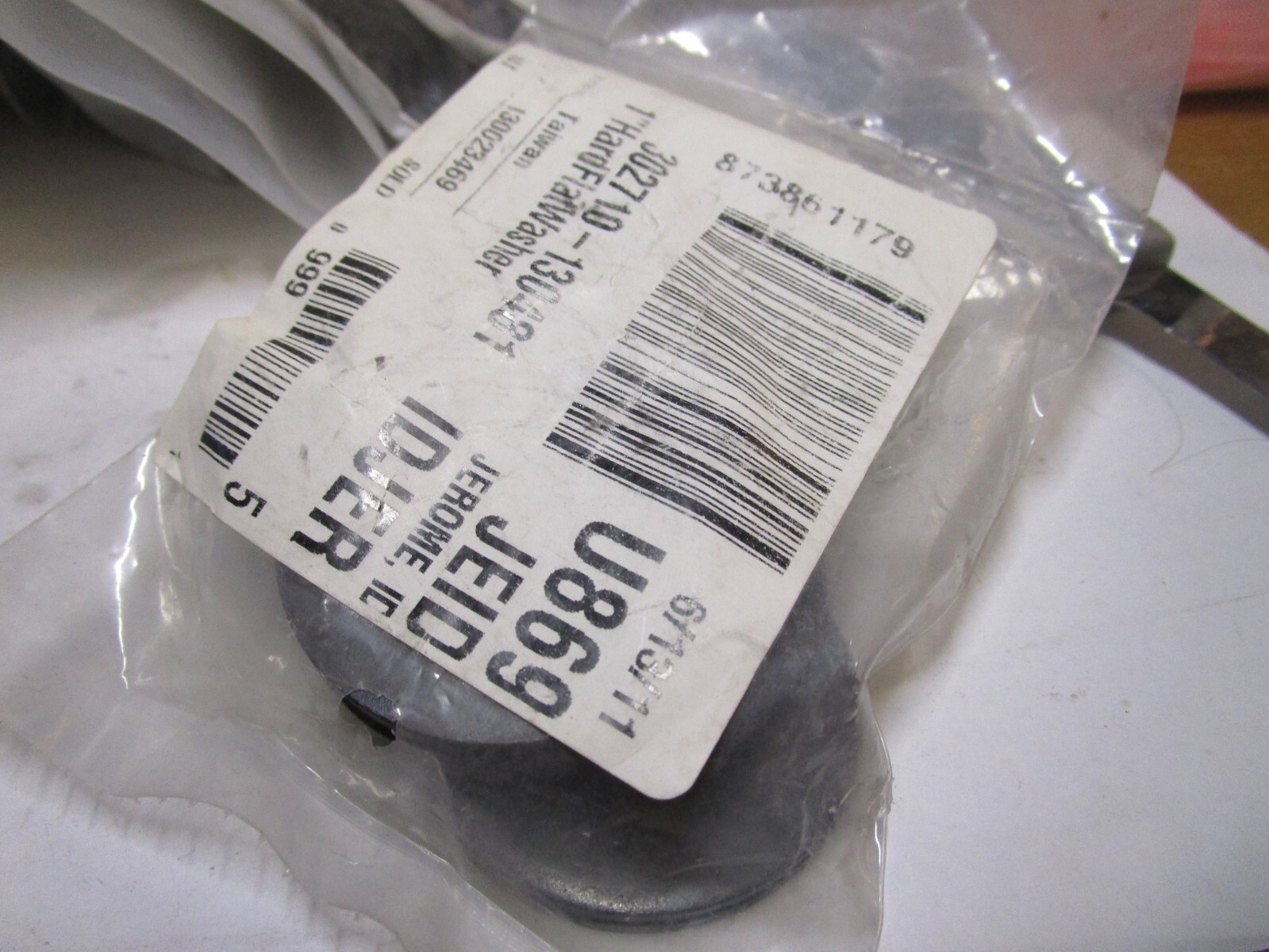 1″ Bolt Size 1″ID x 2″OD Black Oxide Steel Flat Washer QTY 5