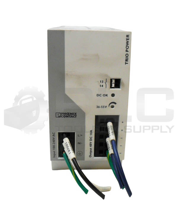 PHOENIX CONTACT TRIO-PS-2G/1AC/48DC/10 POWER SUPPLY 100-240VAC 50/60HZ