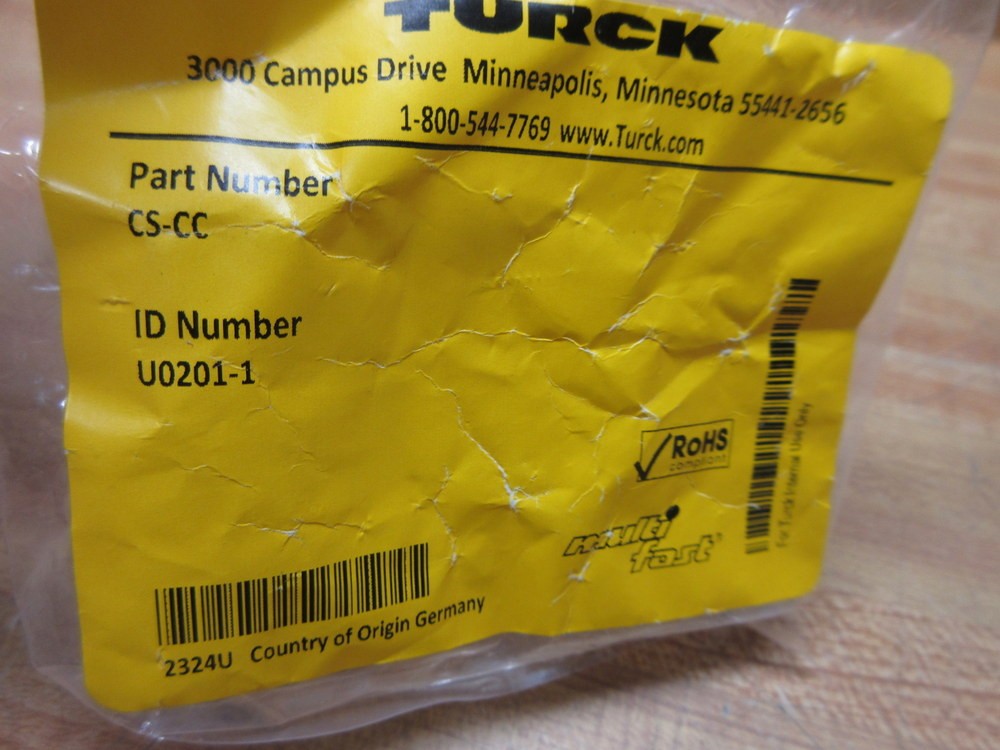 Turck CS-CC Closure Cap U0201-1