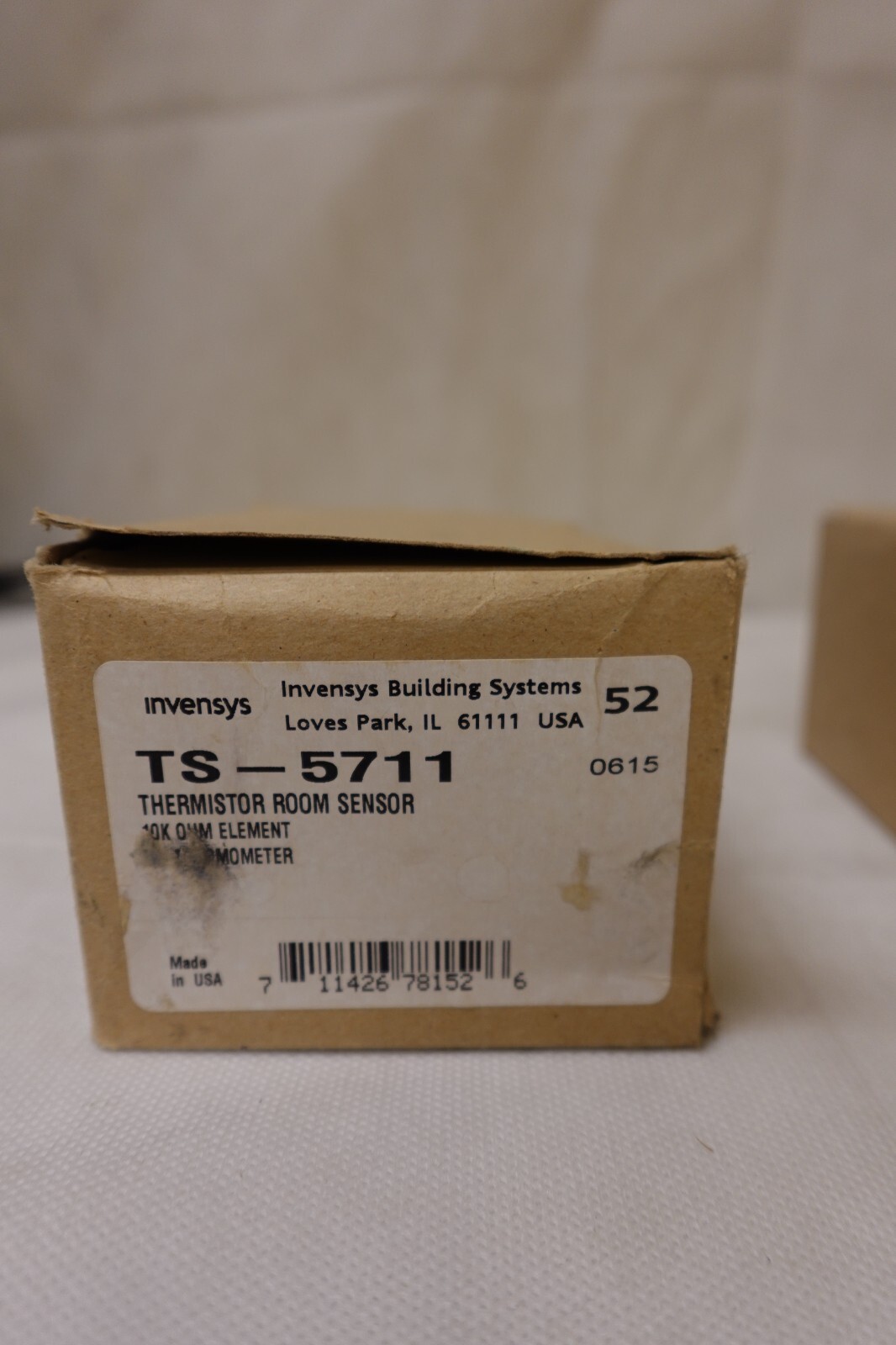 TAC Schneider Electric TS-5711 Thermistor Room Sensor 10k OHM, No Thermometer