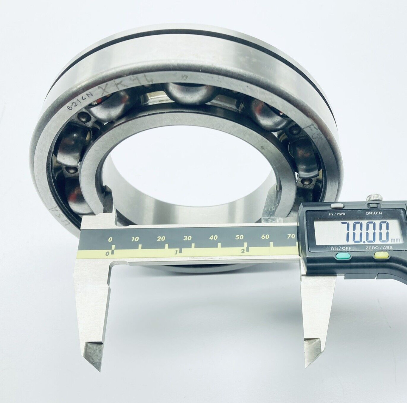 UNUSED FAG 6214 N SINGLE ROW BALL BEARING 2.7″-ID 5″-OD 1″-W