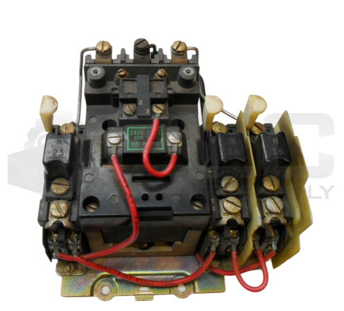 ALLEN BRADLEY 709-BOA103 /K STARTER CONTACTOR 575V 10HP W/ 71A83 COIL *READ*