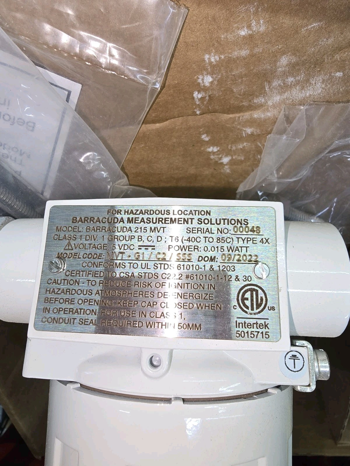 Rosemount Barracuda 215 Transmitter (419)