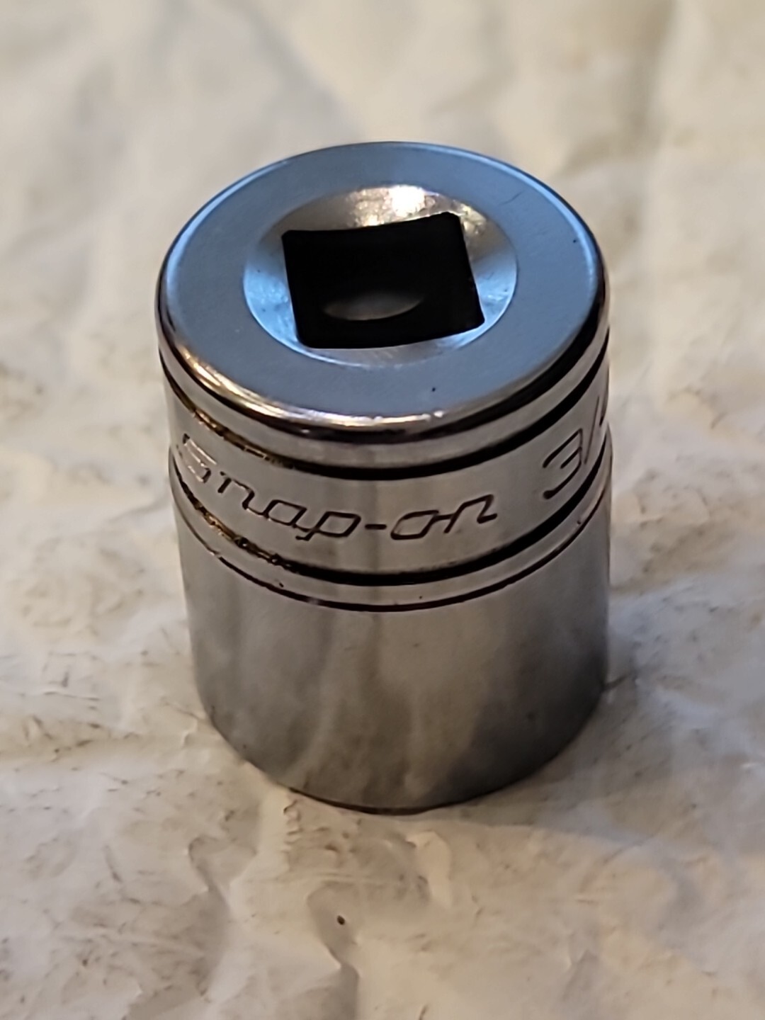 Snap-On FS241 3/4″ Size 3/8″ Drive shallow Chrome 6 point socket New
