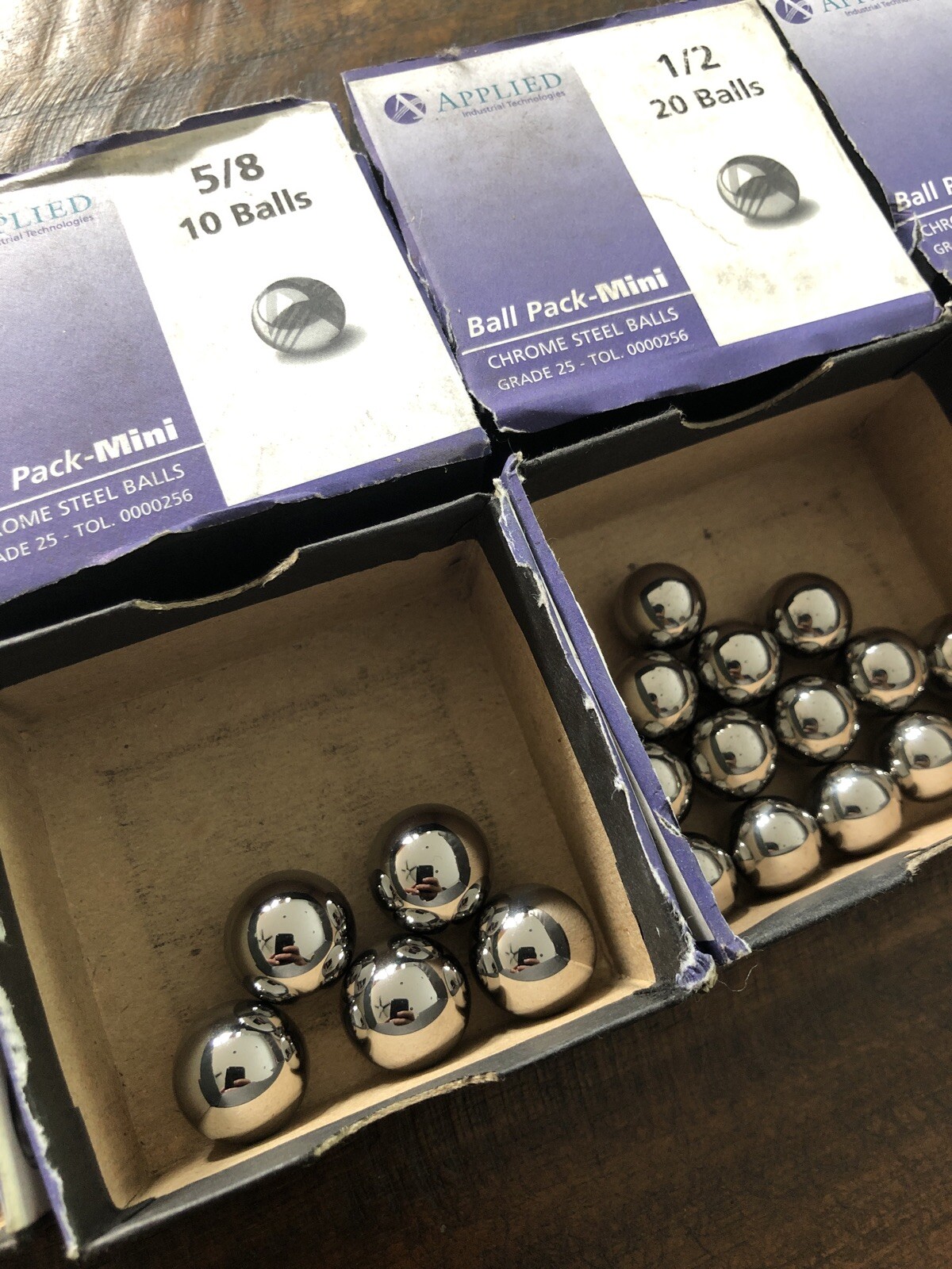 Applied Industrial Technologies Ball Pack – Mini Chrome Steel Balls Grade 25