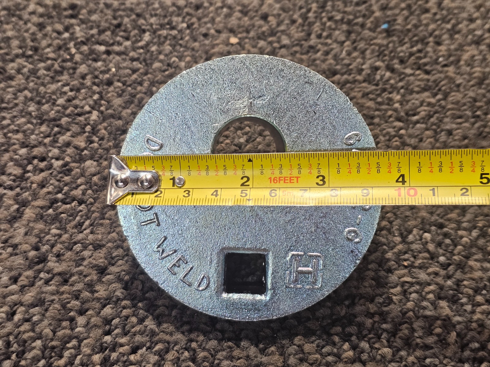 (QTY 2) Hendrickson 64632-000 Support Beam Quik-Align Base Concentric Collar