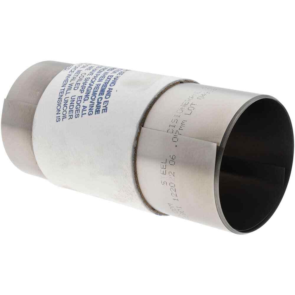 Shim Stock: 0.005” Thick, 100” Long, 6″ Wide, 1010 Low Carbon Steel