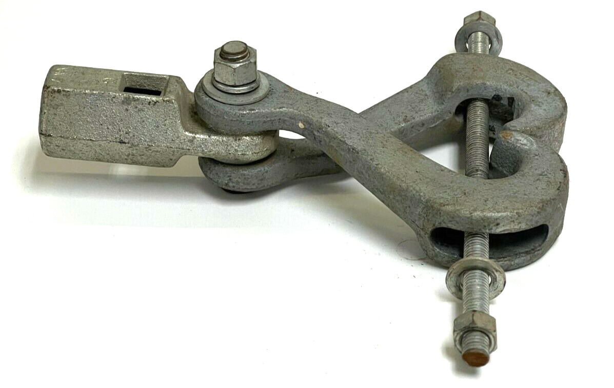 3/4″ SILVER MALLEABLE IRON TON BEAM CLAMP W/EXTENTIONS