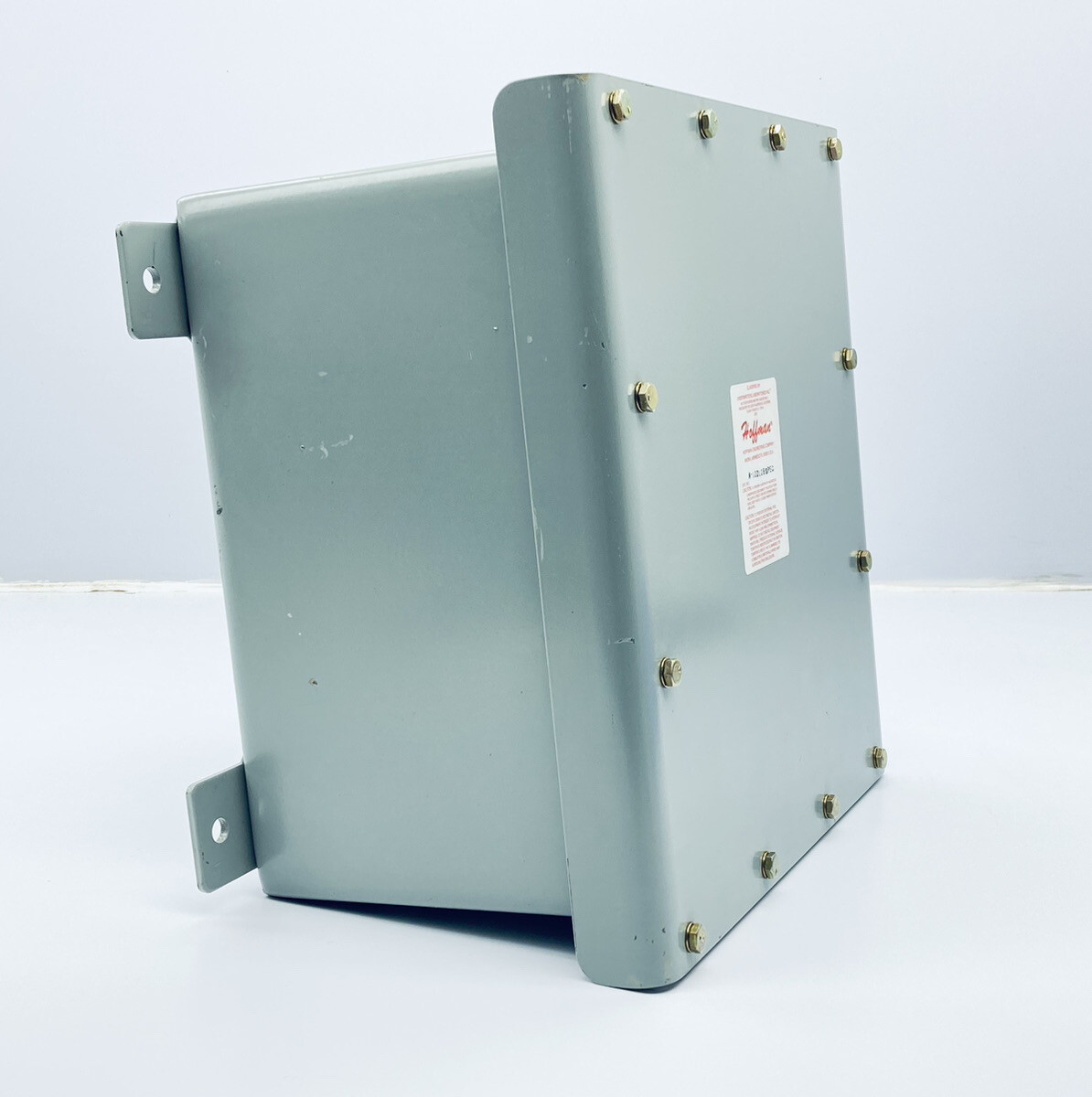 UNUSED HOFFMAN A12D128 ENCLOSURE NEMA TYPE 9 FOR HAZ. LOC. 12x12x8″ GRAY STEEL