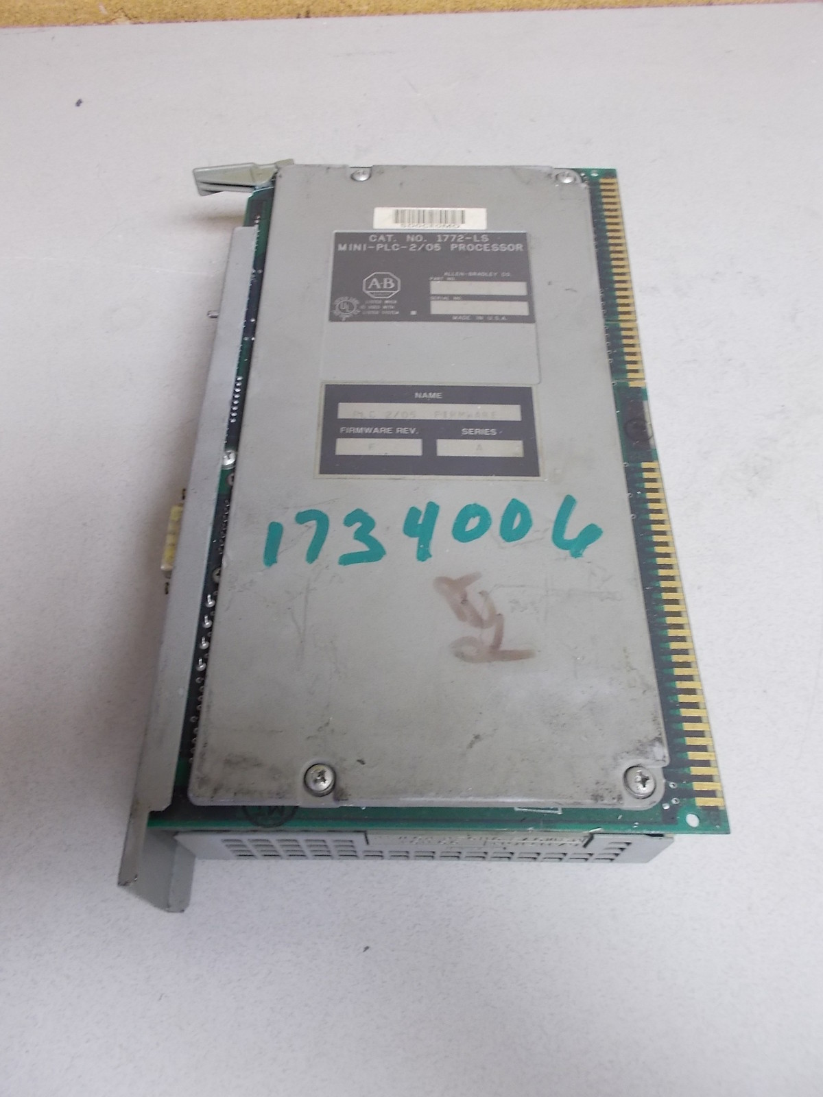 Allen Bradley 1772-LS Mini-PLC2/05 Processor Module Ser A Firmware Rev. H