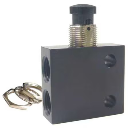 Pneumadyne C040405 Control Valve, 3-Way, 1/8 In Fnpt