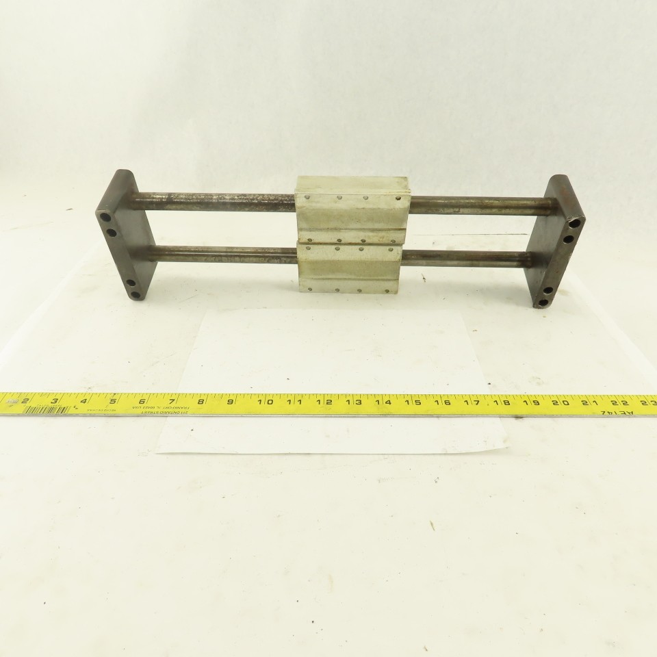 3/4″ Tandem Rail Linear Ball Bearing Assembly 10-1/4″ Travel 18-1/2″ OAL