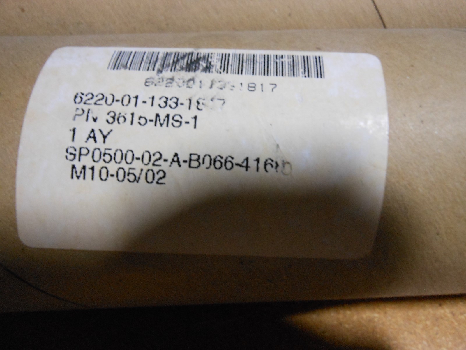 UNITY MFG CORP LIGHT HOUSING PART # 3615-MS-1 NSN: 6220-01-133-1817