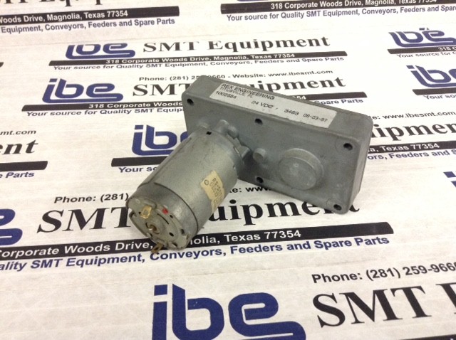 Lot of (2) Rex Engineering 24 VDC Gear Motor – 1002584 w/Warranty