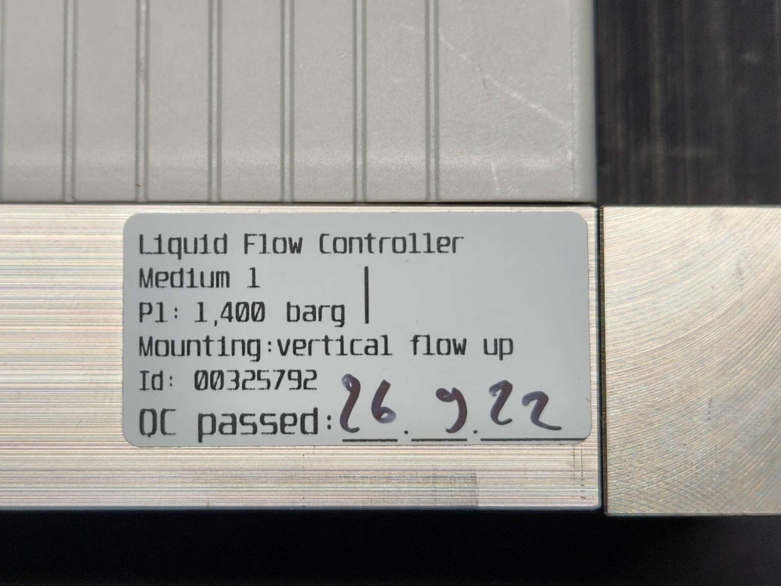 Burkert Liquid Flow Controller 8719 4.0 1/h 24V 13W (9.5W) H202 35% (#K-33)