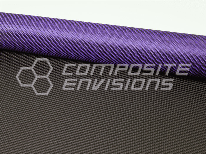 Hypetex Asprey Colored Carbon Fiber 2×2 Twill 3k 50″/125cm 7.23oz/245gsm-Sample