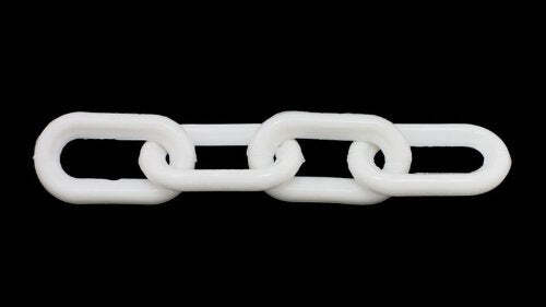 2″ White Plastic Chain 500 Feet
