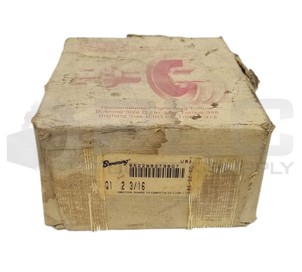 SEALED NEW BROWNING Q1 2 3/16 SPLIT TAPER BUSHING 2-3/16″ BORE, Q1-2-3/16