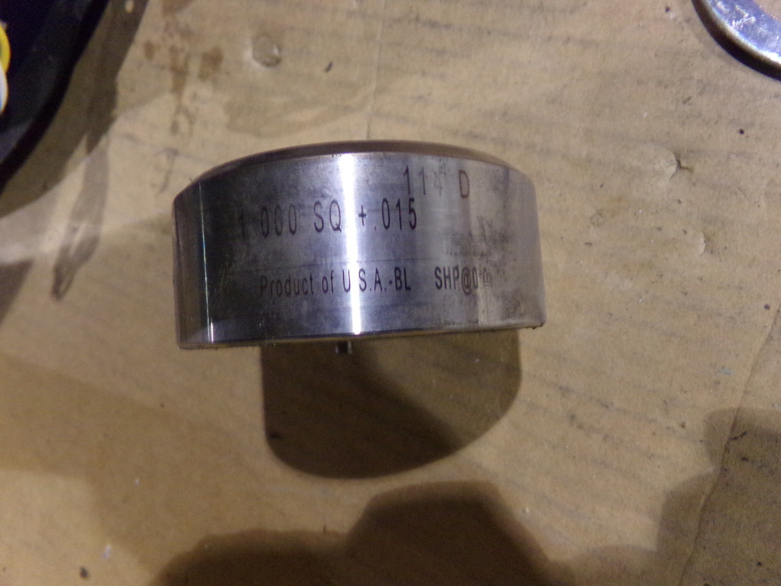 WilsoN Tool 114D 1.000 SQ + .015 w/ Ring *FREE SHIPPING*