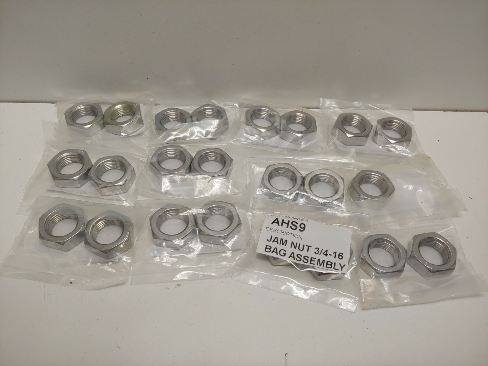SET OF 12 NEW OLD STOCK! TOPWORX 3/4-16 JAM NUT ASSEMBLIES AHS9