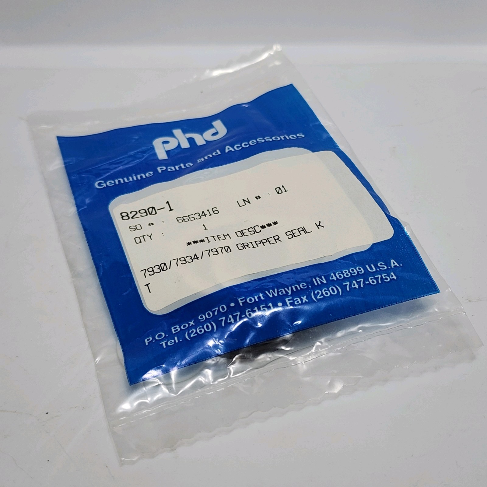 phd 8289-1 gripper seal kit 7920/7924/7960 nos old stock