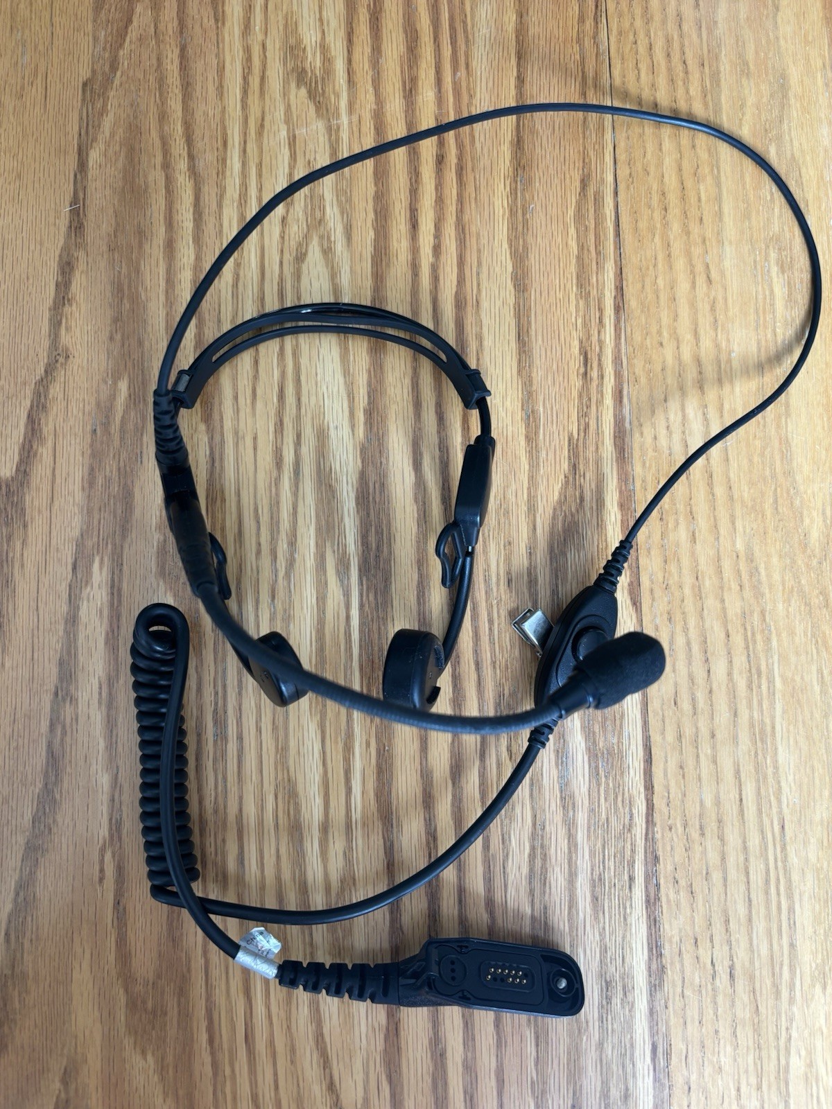 Motorola PMLN5011A Tactical Temple Transducer Headset Radio ConnectorPTT Button