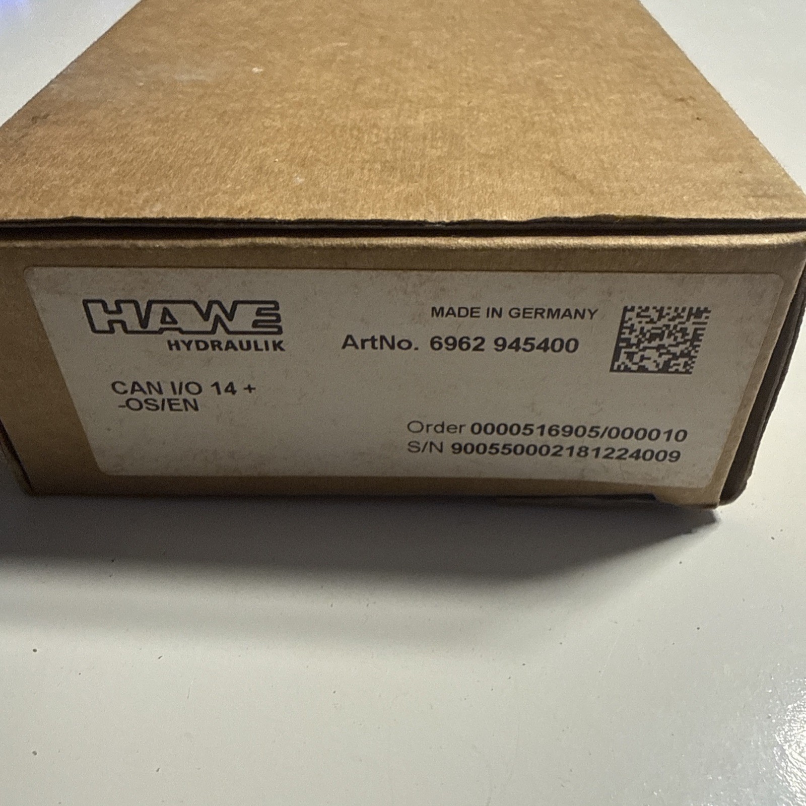 CAN I/O 14+ -OS/EN 6962-9454-00 Hawe Electronic Controller CANI/O14+-OS/EN