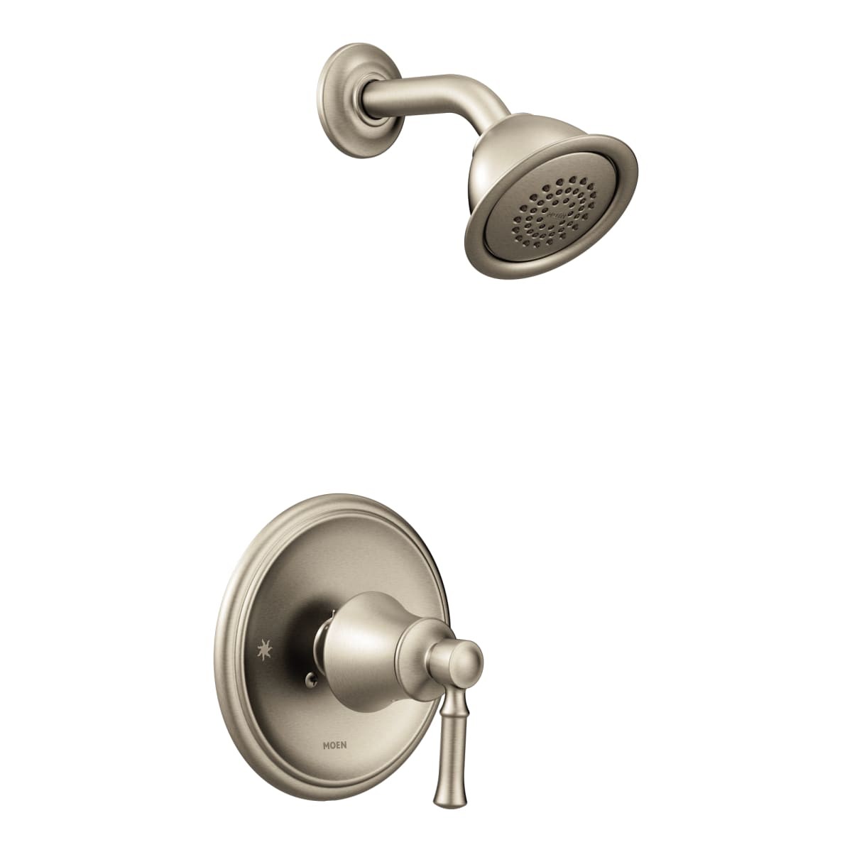 Moen Dartmoor One Handle Shower Faucet Trim Only Brushed Nickel
