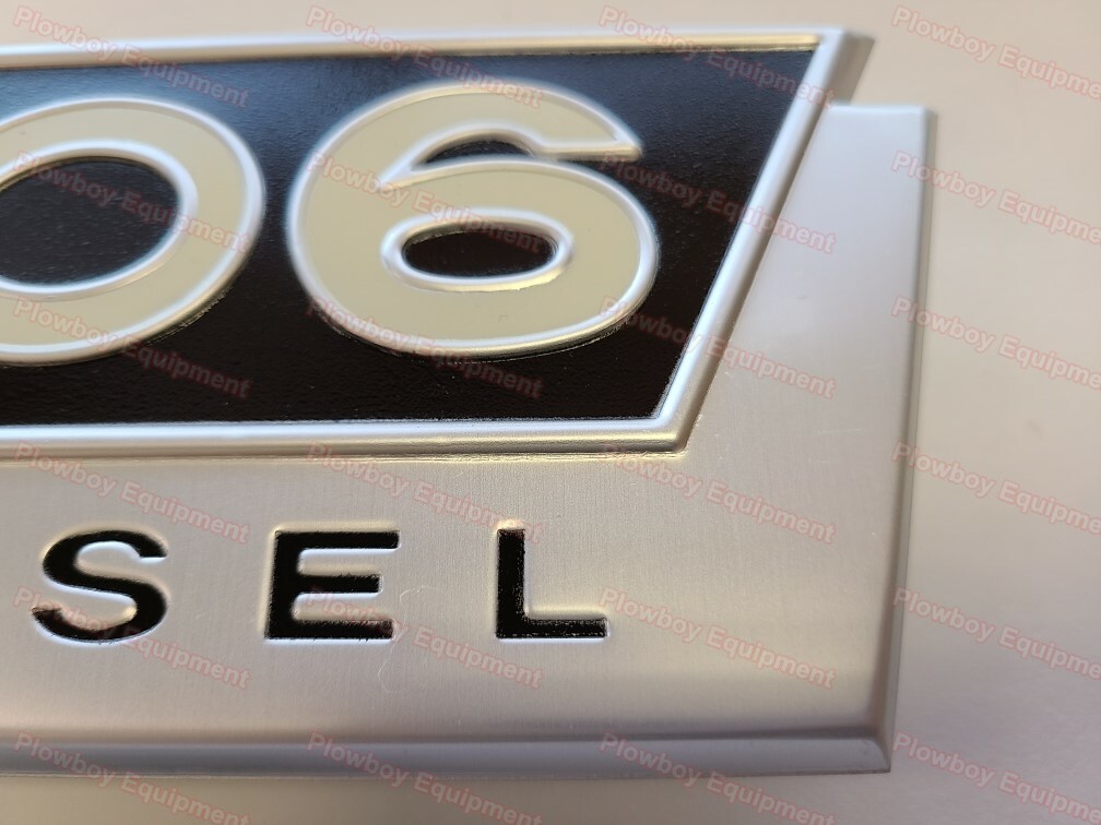 381555R1 Side Emblem SET of 2 for FARMALL IH International Tractor 706 DIESEL