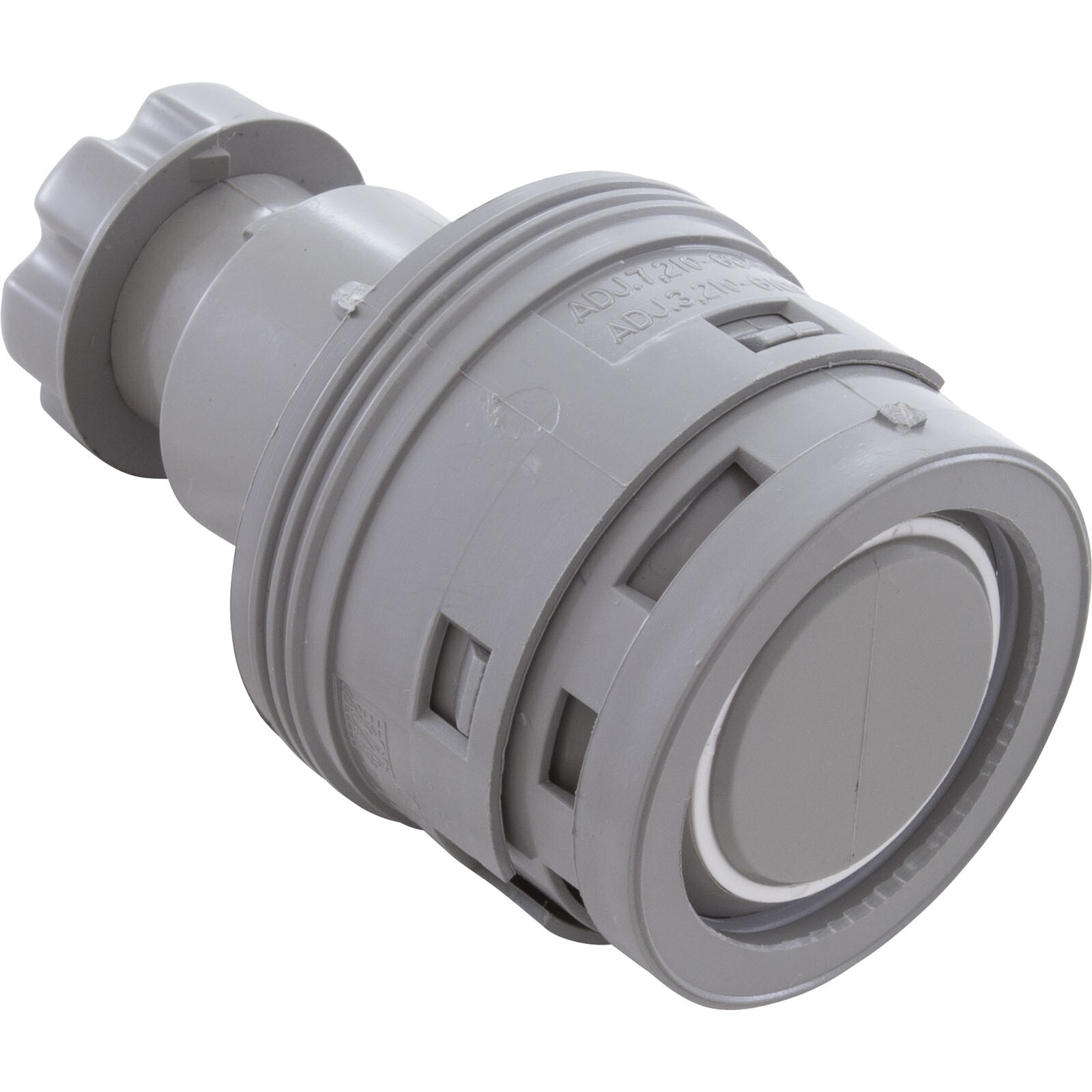 Waterway Plastics 210-6047 Poly Adjustable Spa Jet Internal – Gray