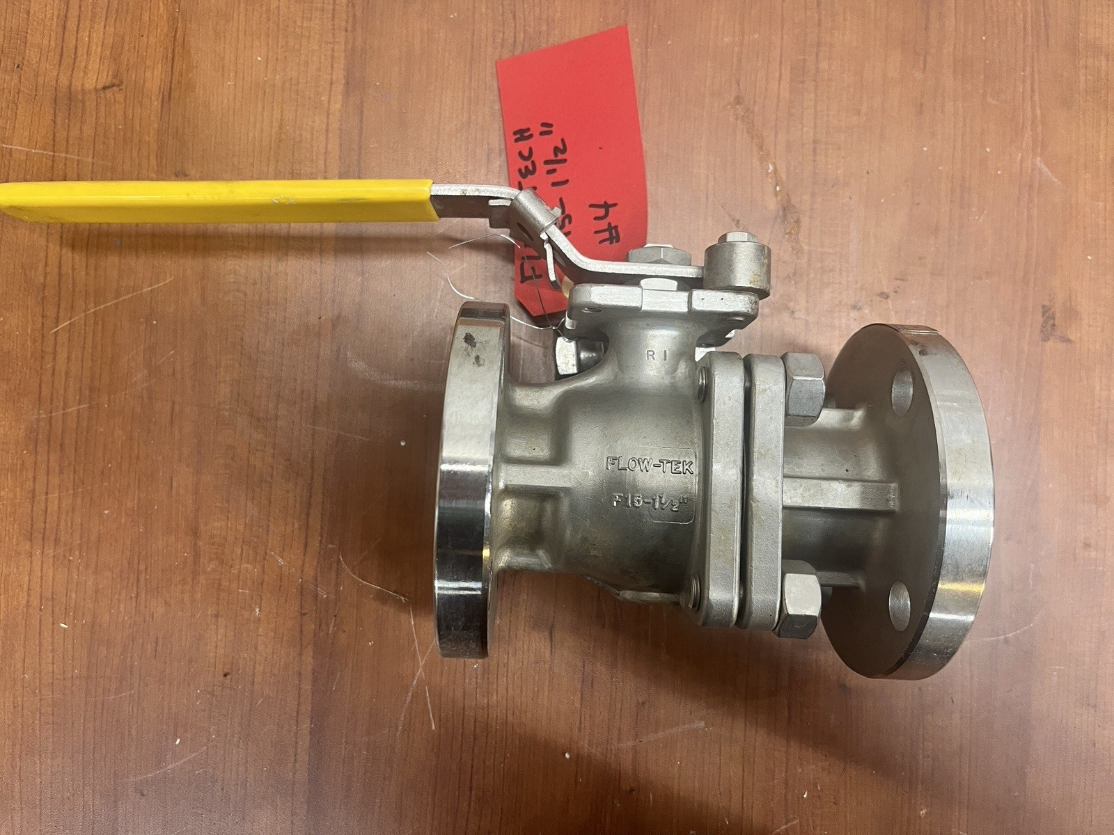 FLOW-TEK SS F15 1-1/2″ stainless VALVE 1-1/2-150 CF8M TFM-1600 275PSI 316 flange