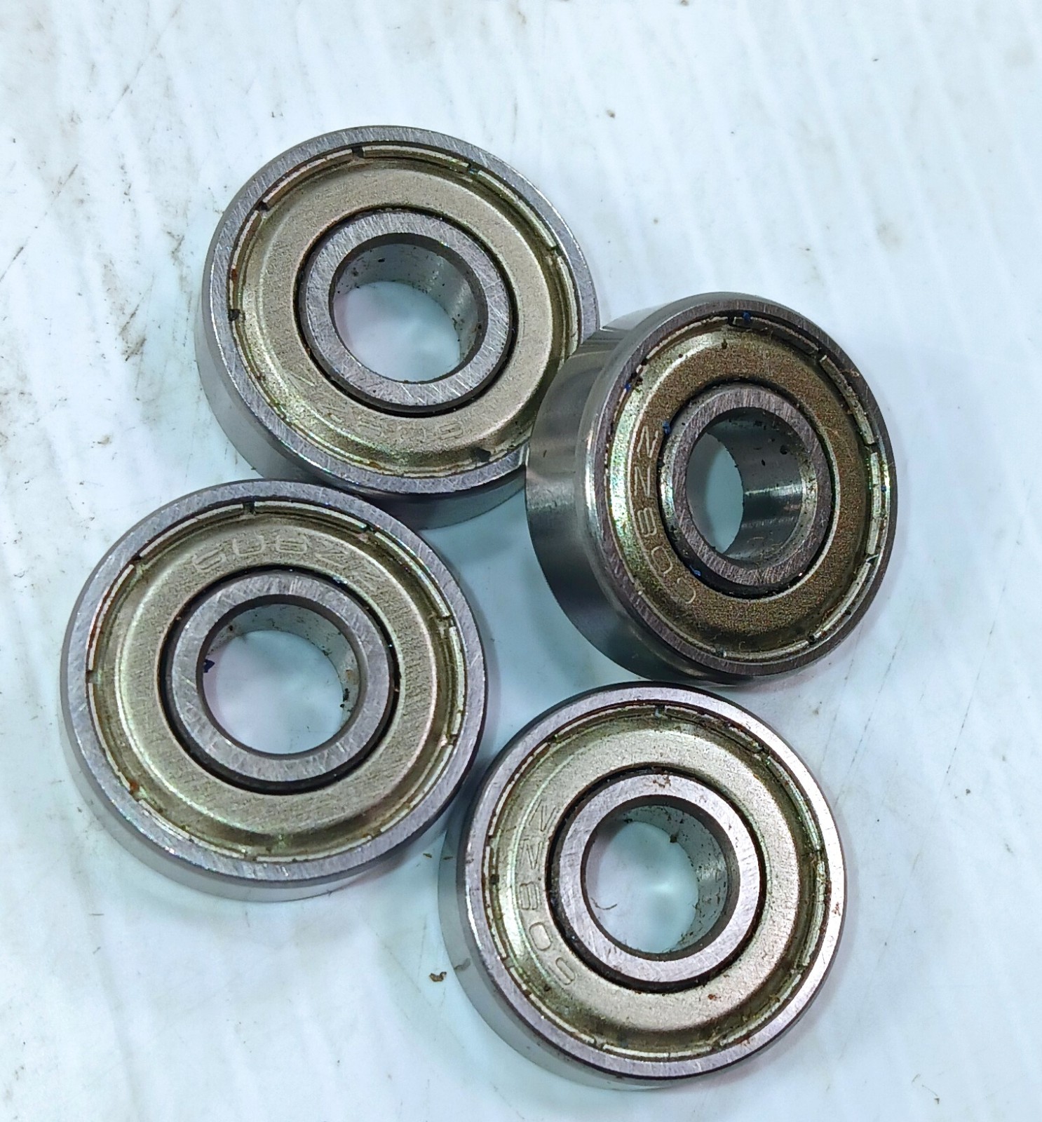 4 NEW UNBRANDED 608ZZ RADIAL DEEP GROOVE BALL BEARINGS NNB ***MAKE OFFER***