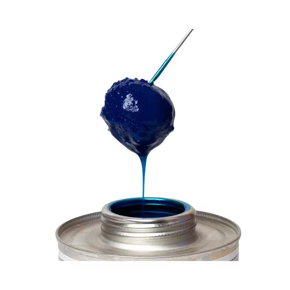 Rain-R-Shine 16 Oz. Medium Blue PVC Cement