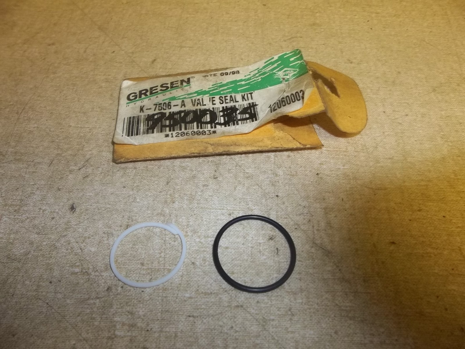 NEW Gresen K-7506-A Valve Seal Kit 95035 1206003 *FREE SHIPPING*