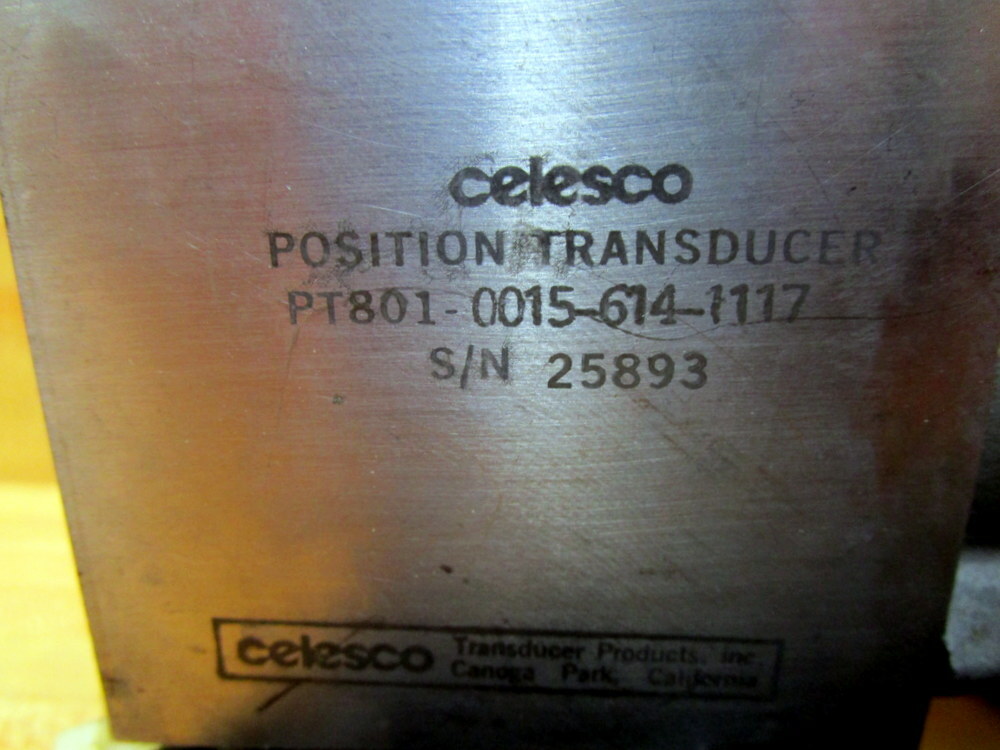 Celesco PT801-0015-614-1117 Position Transducer PT80100156141117