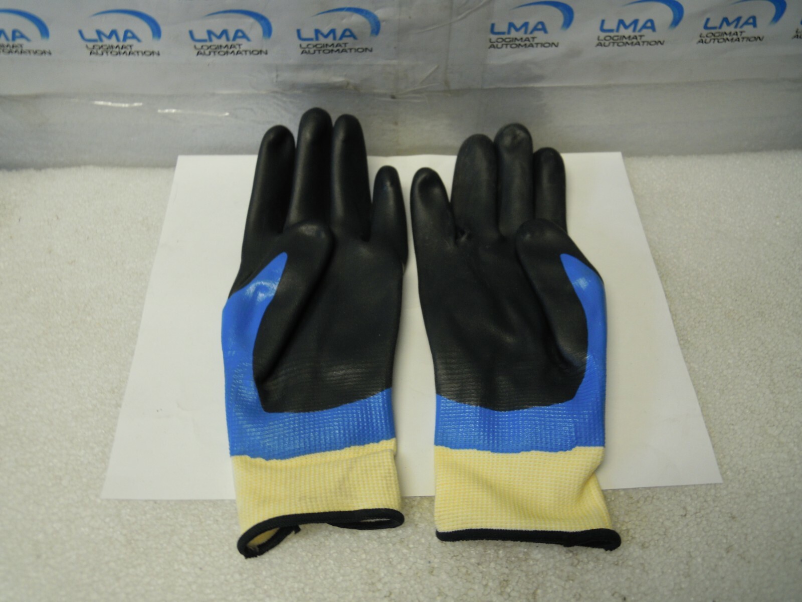 LOT of 2 X PAIRS SHOWA 377 FULLY COATED NITRILE FOAM GRIP SMALL GLOVE 6/S **NEW