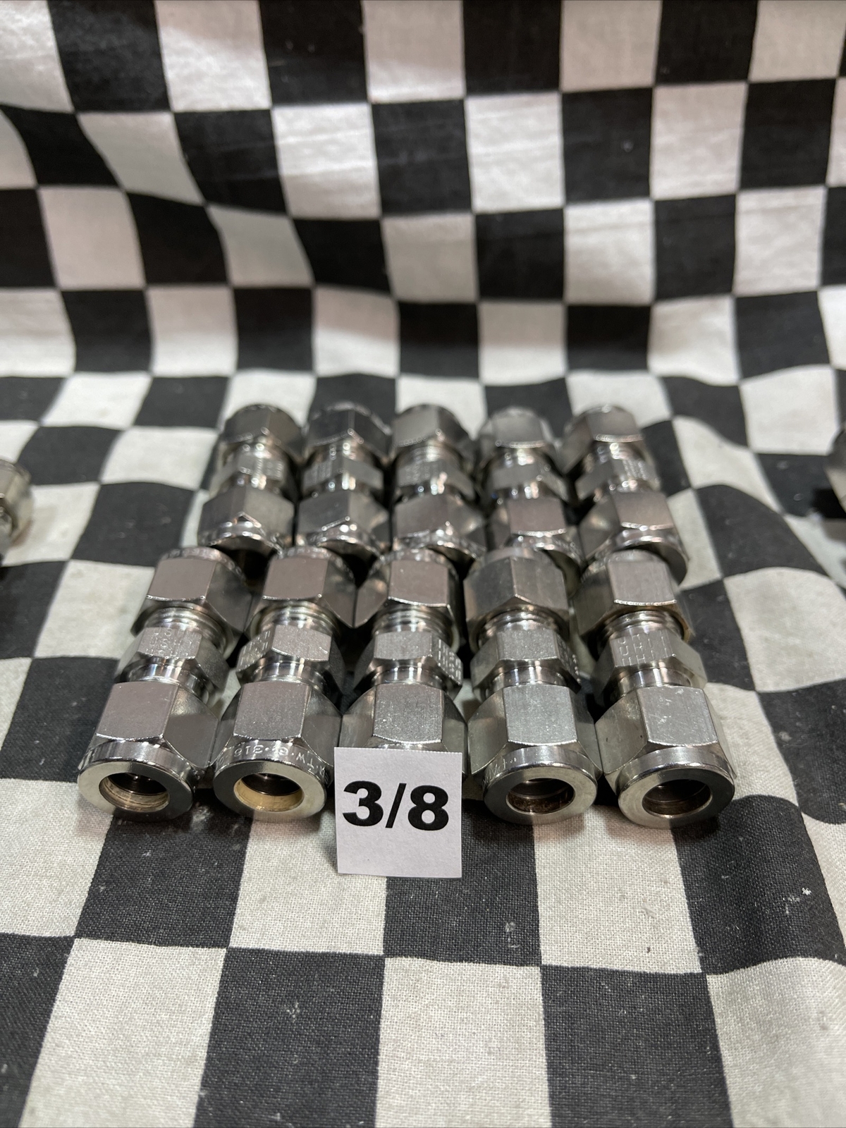 PARKER UNION 1/4″ 3/8 1/2″, 4SC4-316, 6SC6-316, 8SC8-316, LOT OF 15, #1606Z14