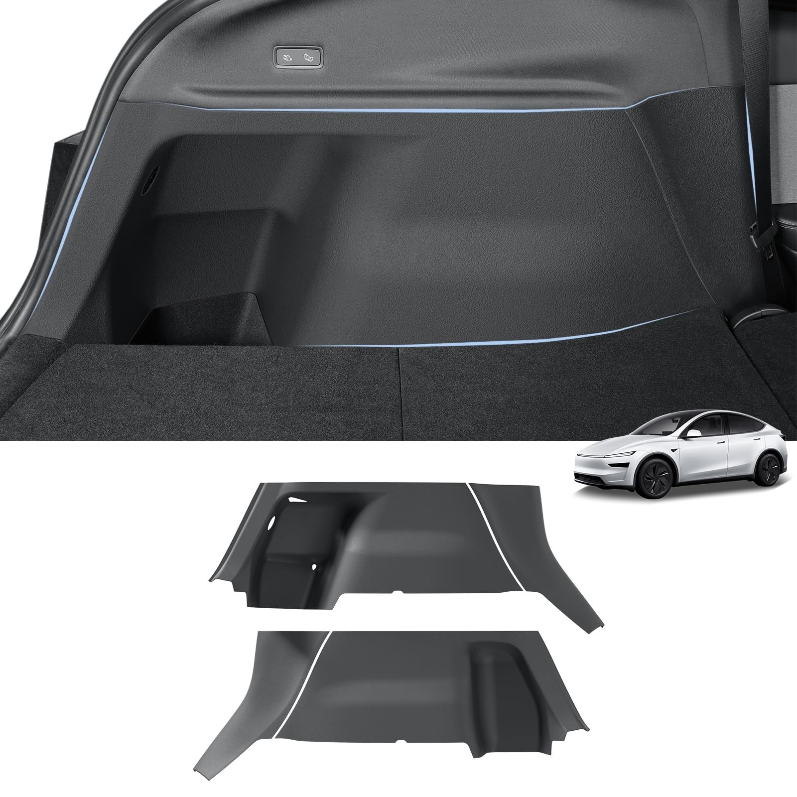 LUCKEASY Rear Trunk Side Full Protective Cover for Tesla Model Y Juniper 2026…