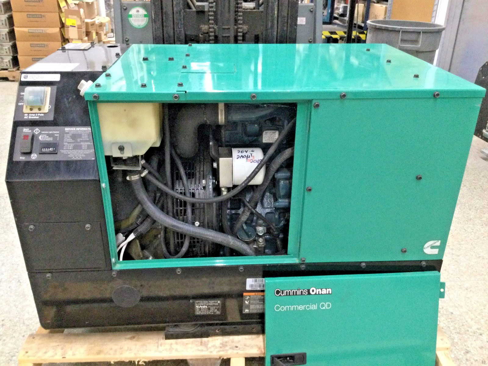 Cummins Onan 12HDKCD-2209G Commercial QD 12kW Diesel Generator 120/240V